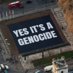 Led by Donkeys paid £27k for destroyed anti-genocide banner